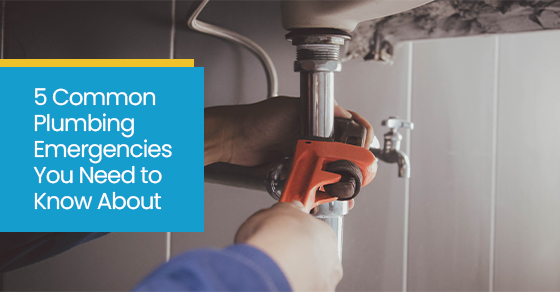 5 common plumbing emergencies you need to know about